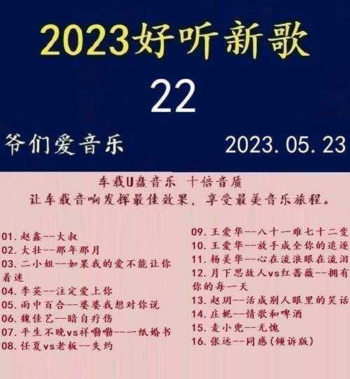 群星《2023好听新歌22》十倍音质WAV分轨