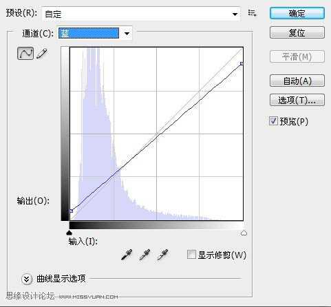 ps利用曲线调出偏暗风景图片鲜艳的绿紫色