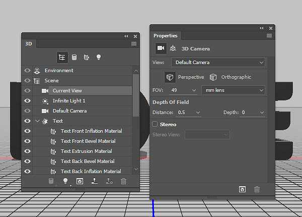 PS利用3D工具制作细腻的浮雕花纹立体字教程