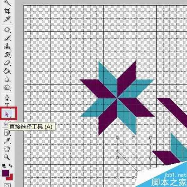 PS制作对称的几何图案