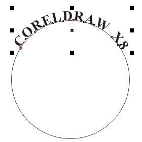 CorelDRAW制作环绕圆形的路径文字的两种方法