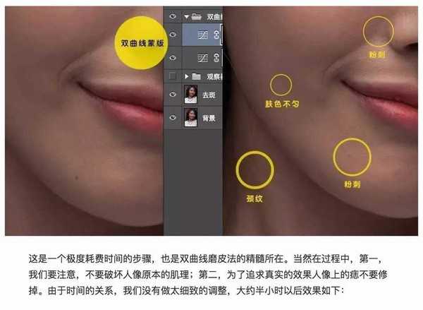 Photoshop详细解析广告级专业人像磨皮教程