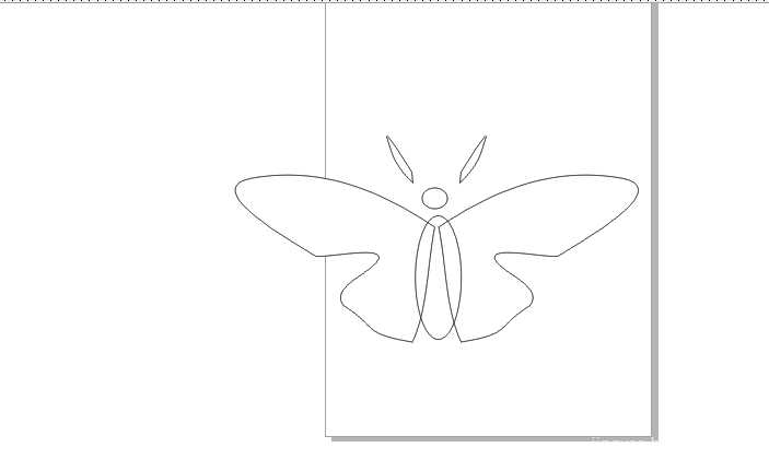 怎样用coreldraw画蝴蝶?coreldraw简单绘制蝴蝶教程