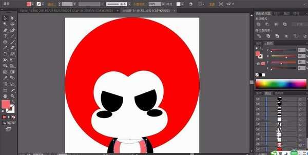 ai怎么设计猴子图标? ai设计猴子logo标志的教程
