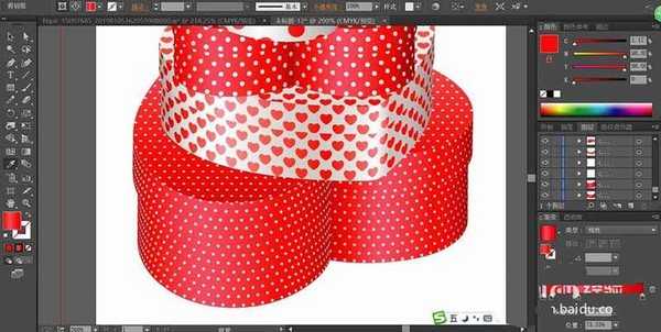 ai怎么绘制心形礼盒? ai设计漂亮礼品盒的教程