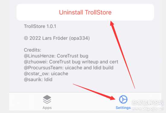 iOS15.1 TrollStore 已发布，永久不掉签